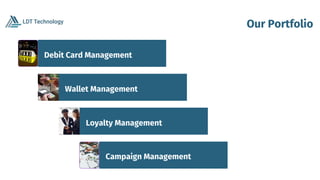 Debit Card Management
Wallet Management
Loyalty Management
Our Portfolio
Campaign Management
 