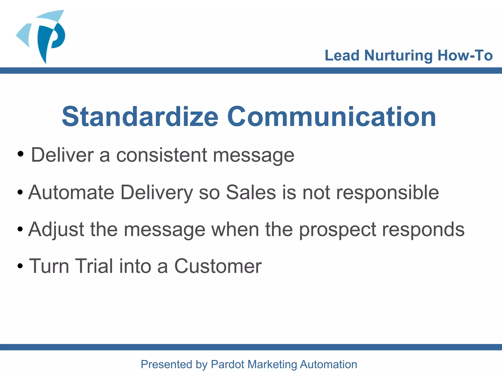 “Eyeball” ApproachThe Need for Lead QualificationFinding the right 20%: A Blended ModelImplicit Factors: What they doExplicit Factors: Who they are