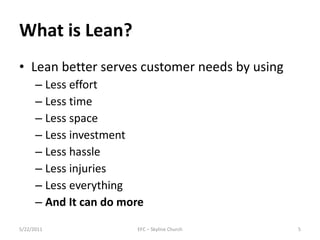 Introduction to Lean part 2 | PPT
