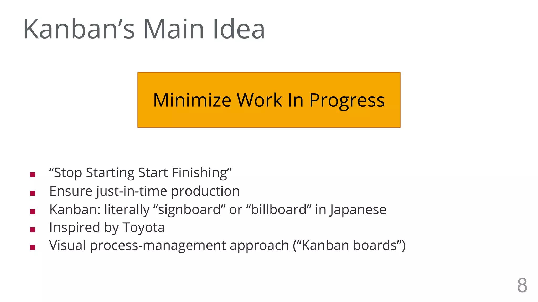 Introduction to Lean Software & Kanban | PDF