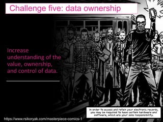 https://www.rsikoryak.com/masterpiece-comics-1
Challenge five: data ownership
 