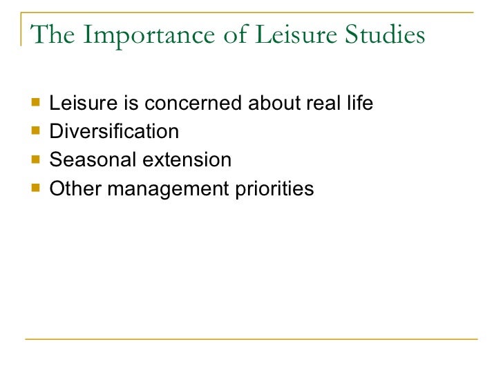 Introduction to leisure1