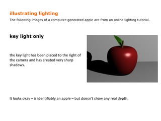 Lighting Intro Introduction to lighting | PPT