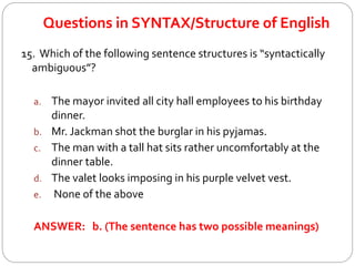 Introduction to linguistics: A Quick Review | PPTX