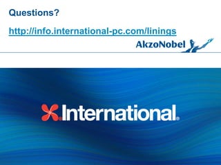 Questions?
http://info.international-pc.com/linings
 