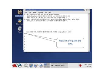 Now hit p to paste the
data.
cut and put
 