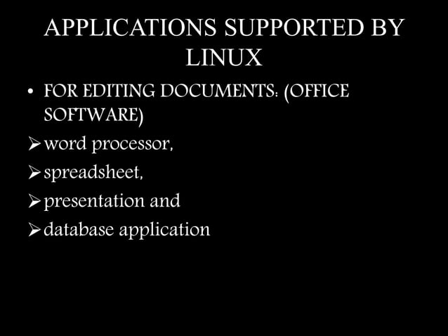 Introduction to linux ppt | PPTX | Shareware and Freeware | Computer ...