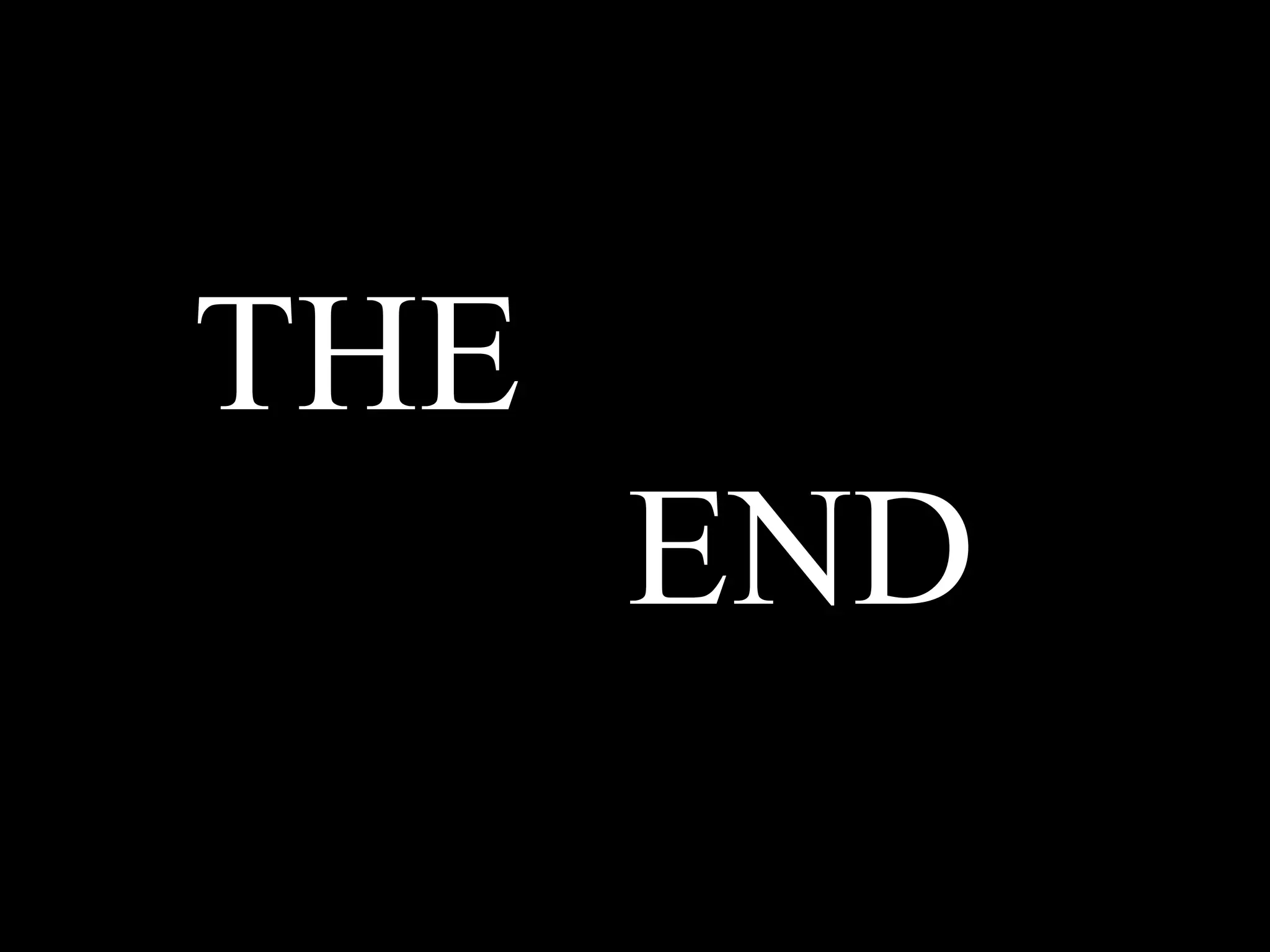 THE
END
 