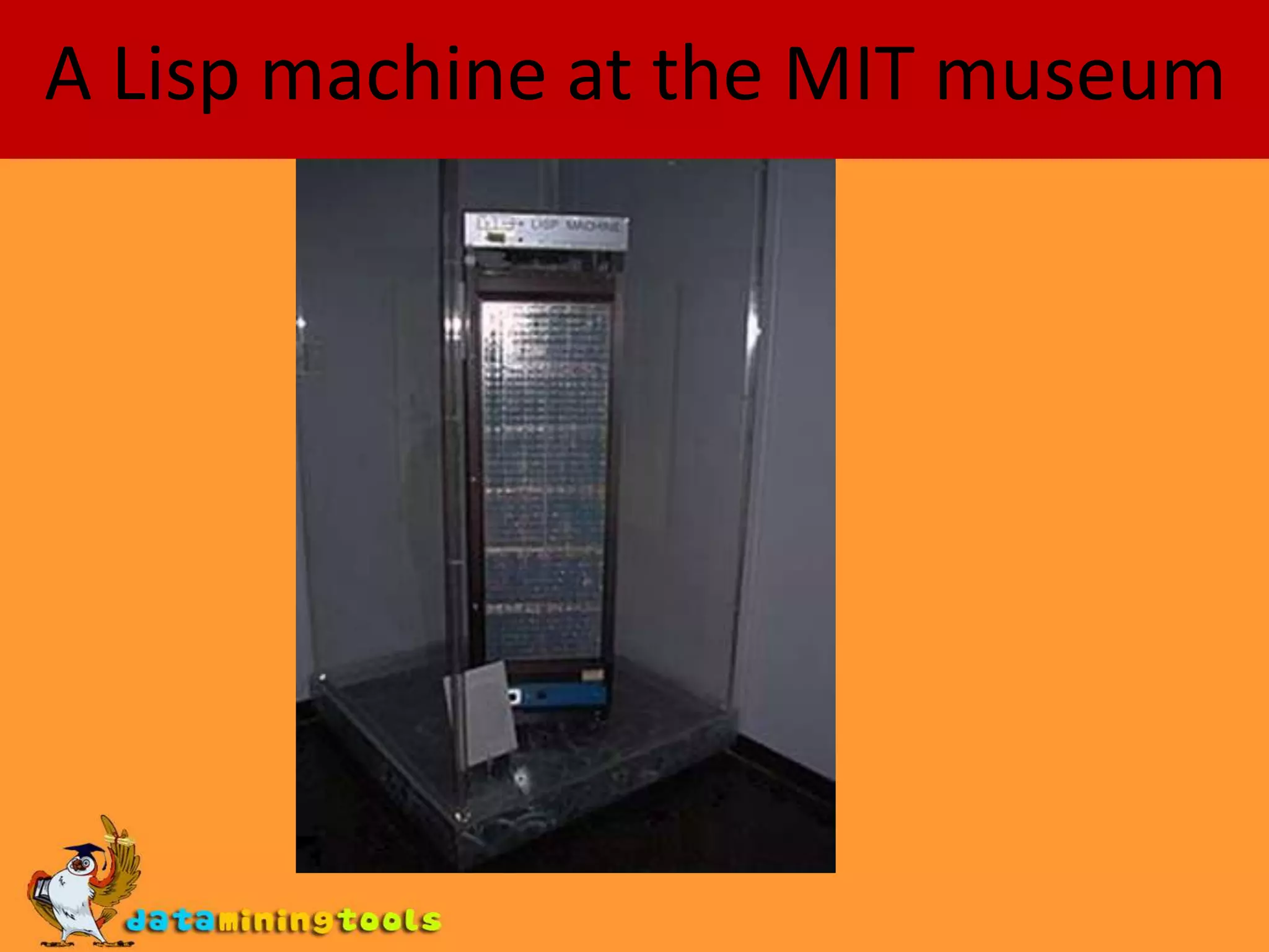 A Lisp machine at the MIT museum