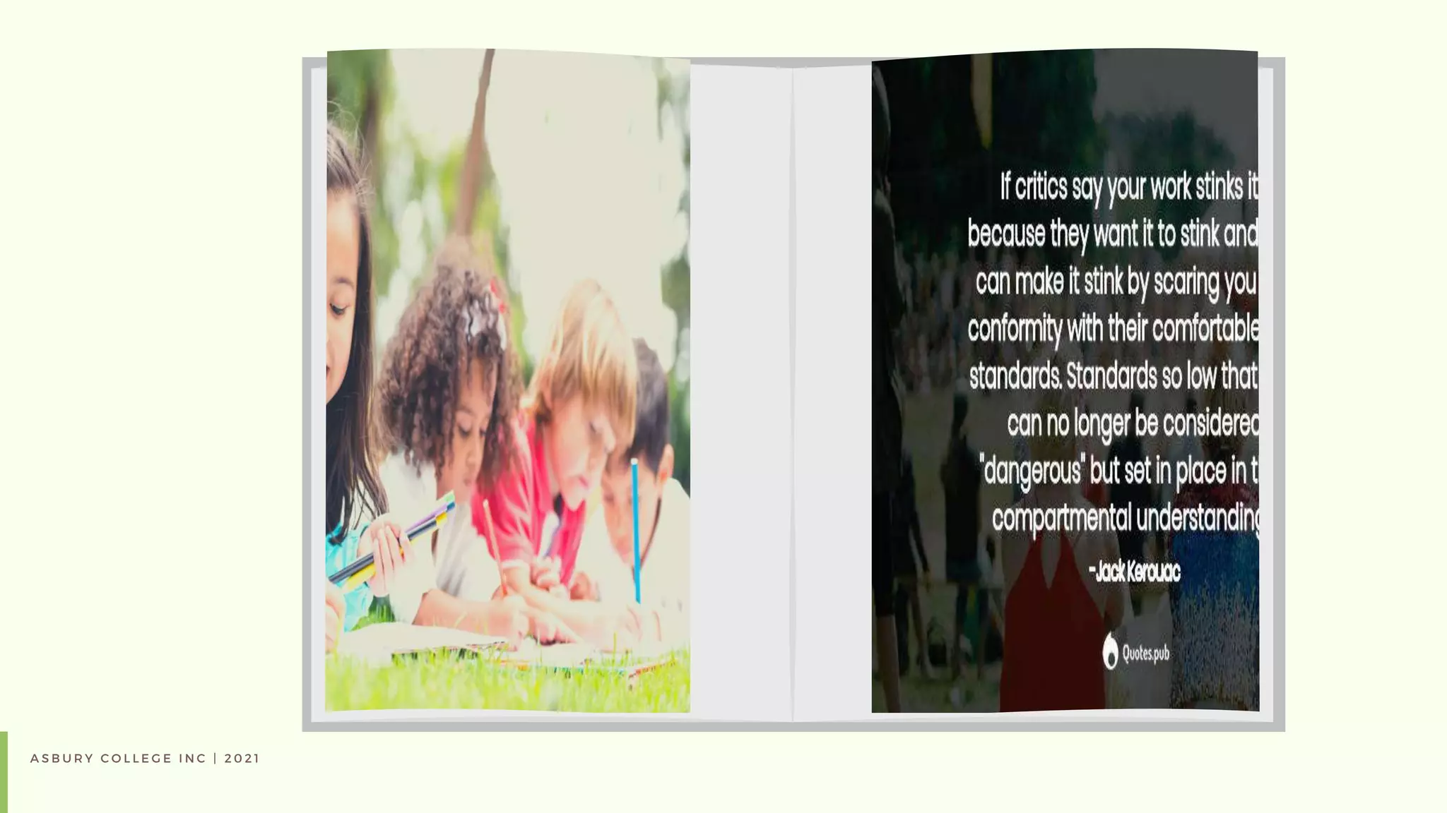 A S B U R Y C O L L E G E I N C | 2 0 2 1
 