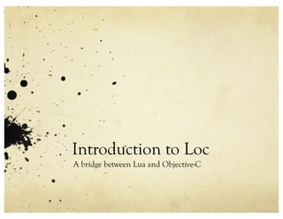 Introduction to Loc | PDF | Programming Languages | Computing