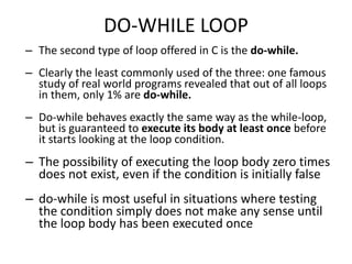 Introduction to loops cpu | PPT
