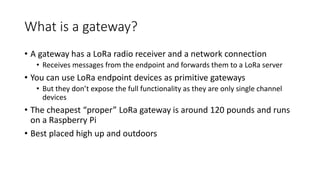 Introduction to LoRa for developers | PPT
