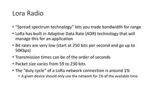 Introduction to LoRa for developers | PPT