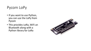 Introduction to LoRa for developers | PPT