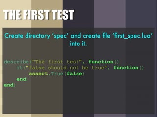 Introduction to lua | PDF
