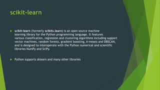 Introduction to machine learning | PPT