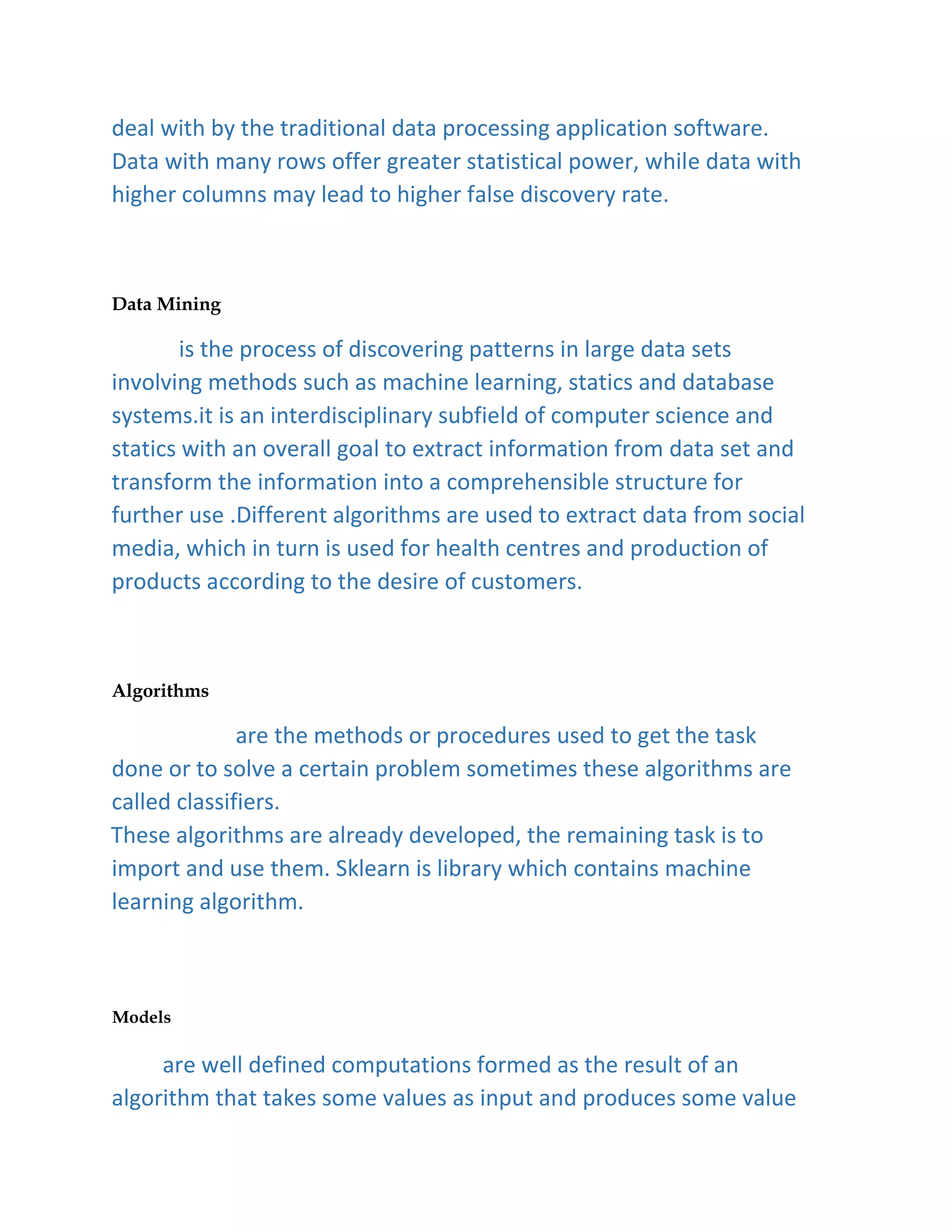Introduction to machine learning | PDF