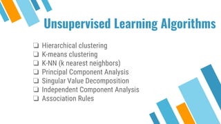 Introduction to machine learning | PPT