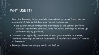 Introduction to Machine Learning | PPTX | Technology Industry | Industries