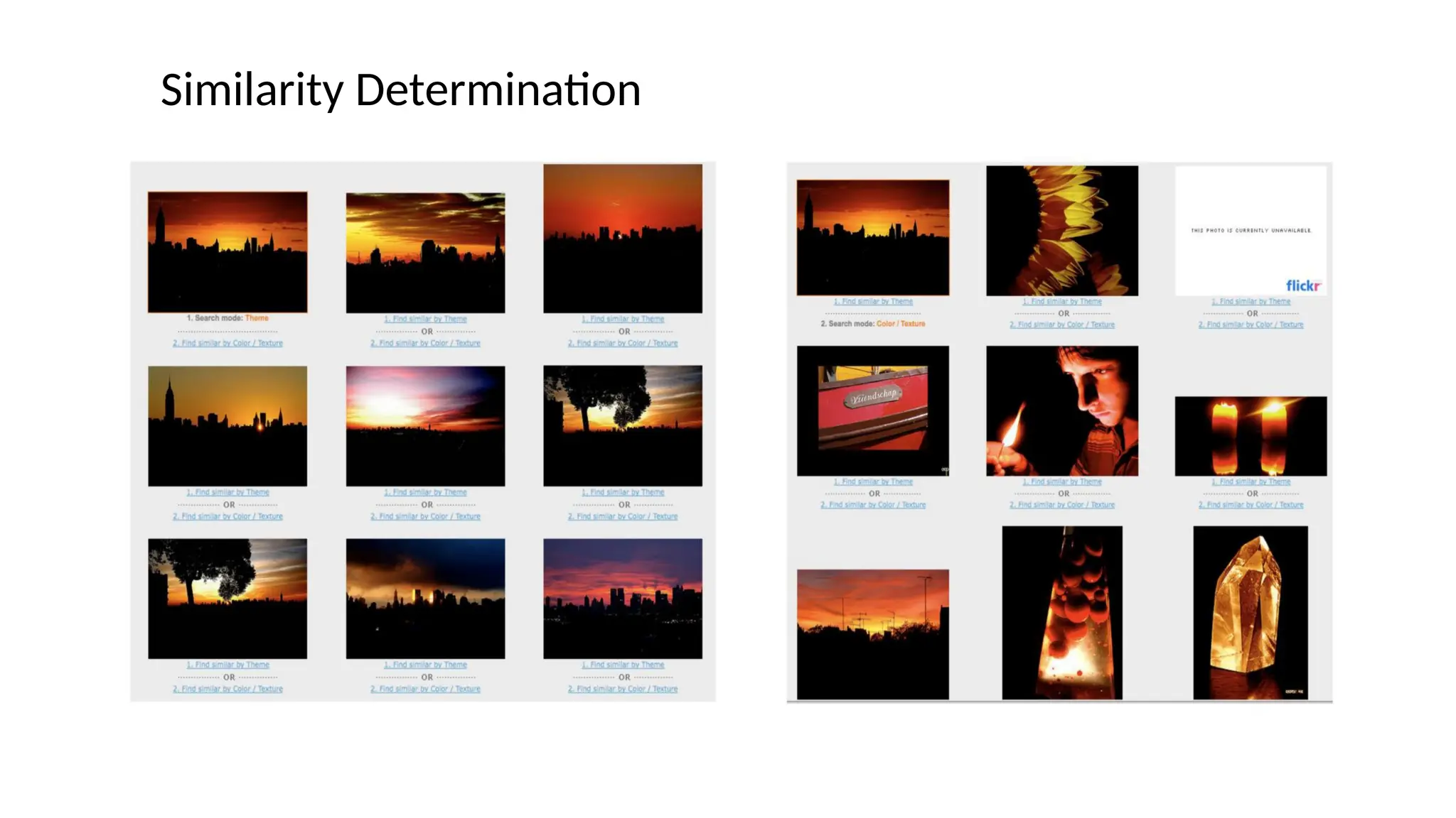 Similarity Determination
 