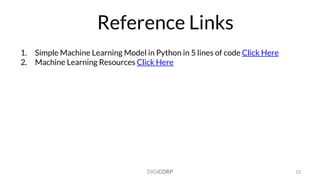 Introduction to Machine Learning | PPT
