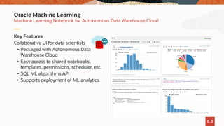 Machine Learning in Autonomous Data Warehouse | PDF