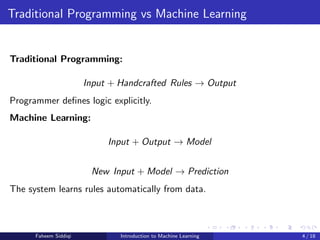 Introduction to Machine Learning Part 2 Introduction to Machine ...