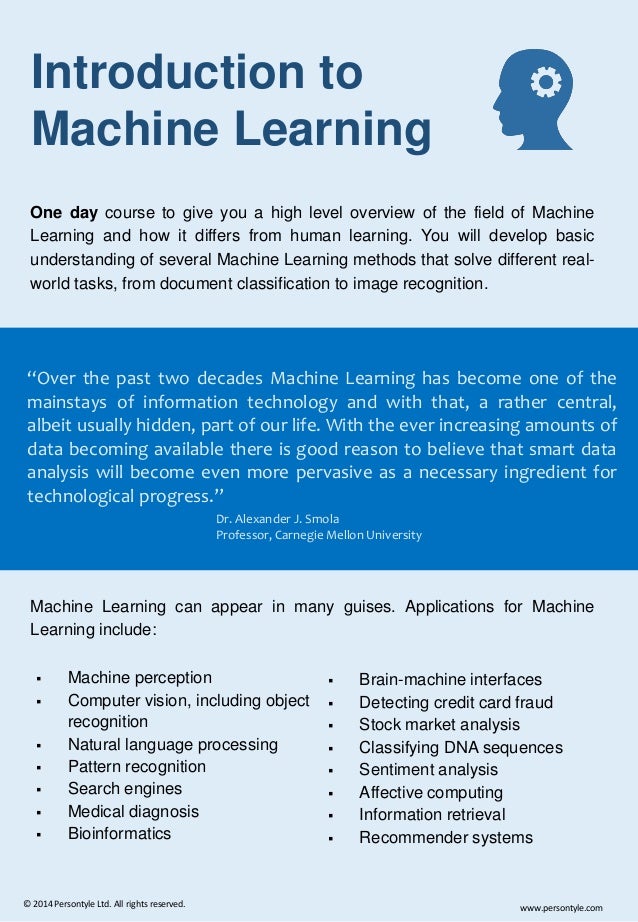 Course - Introduction to Machine Learning (B102)