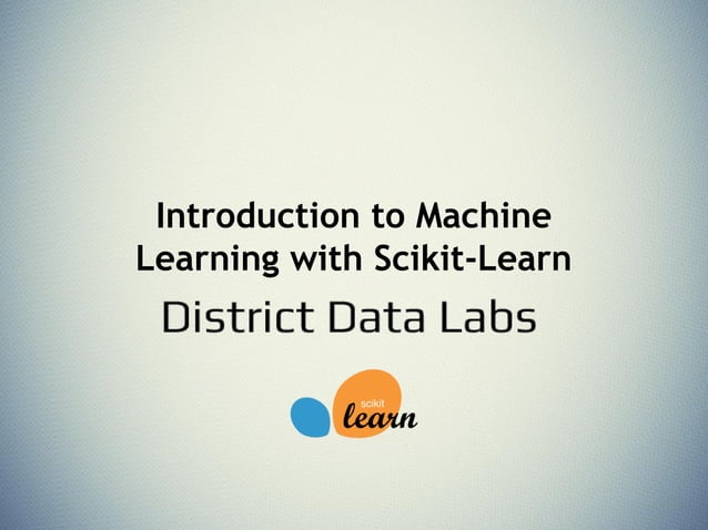 Introduction to Machine Learning with SciKit-Learn | PDF | Computing ...