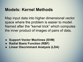 Your Task
Given a data set of instances of size N, create
a model that is fit from the data (built) by
extracting features and dimensions. Then use
that model to predict outcomes …
1. Data Wrangling (normalization, standardization, imputing)
2. Feature Analysis/Extraction
3. Model Selection/Building
4. Model Evaluation
5. Operationalize Model
 