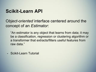 Architecture Demo
https://github.com/DistrictDataLabs/product-classifier
 