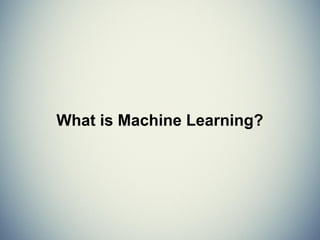 Context to Data Mining & Statistics
Data
Machine or App
Users
Data Mining
Machine Learning
Statistics
Computer
Science
 
