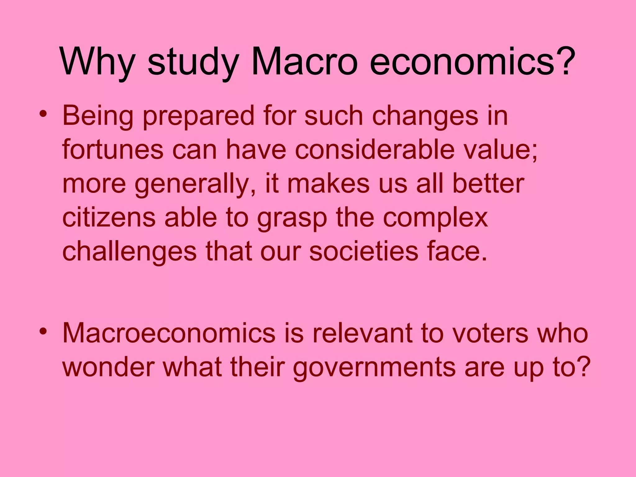 Introduction To Macroeconomics Ppt Introduction To Macroeconomics Ppt