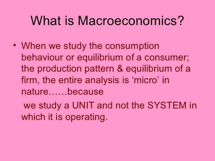 intro to macroeconomics
