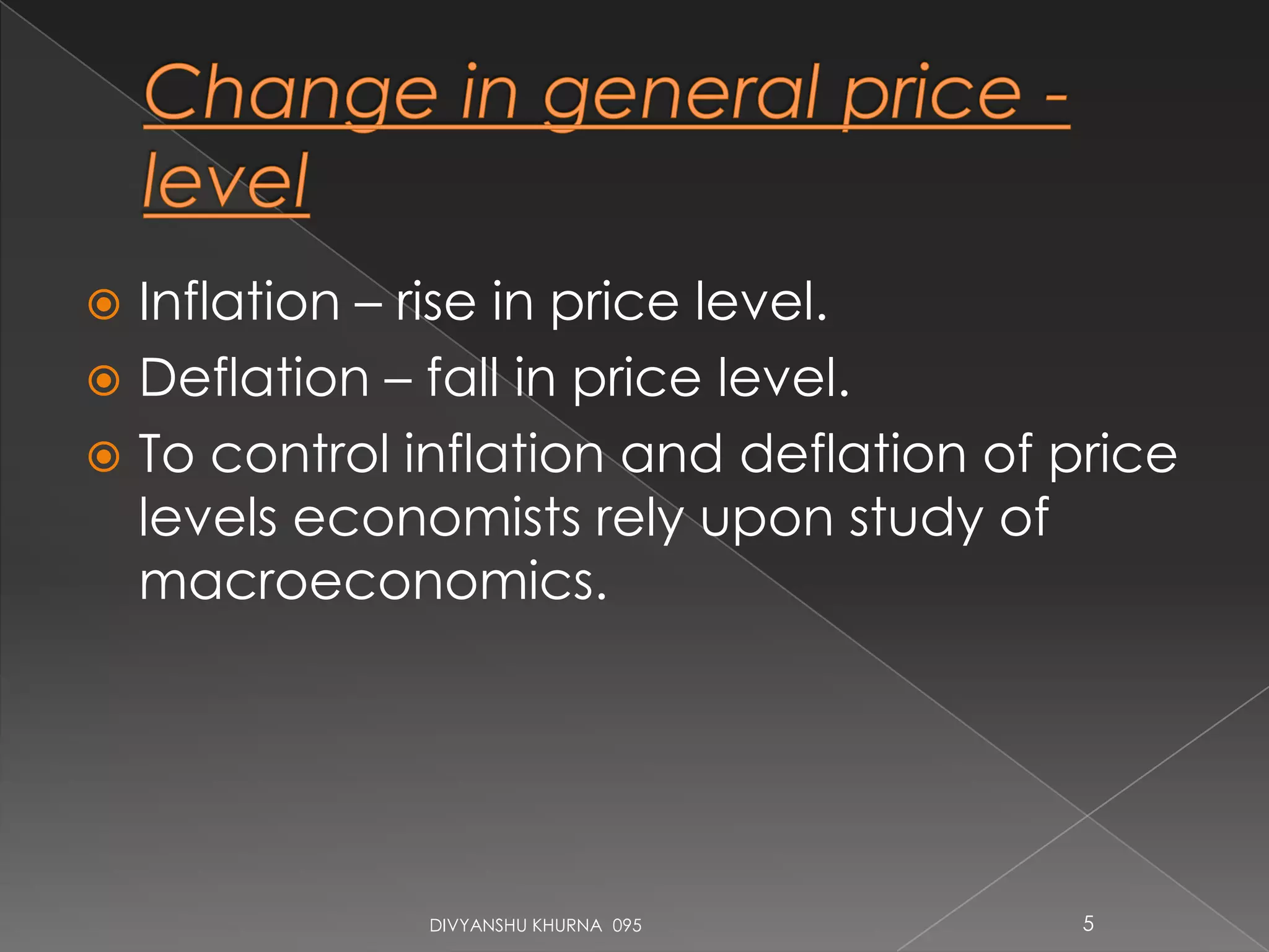 Introduction to macroeconomics | PPT
