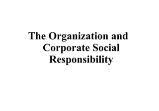 Introduction to management   groups g - i - managerial ethics and corporate social responsibility - sep 17, 2008