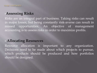 Introduction to management accounting | PPTX