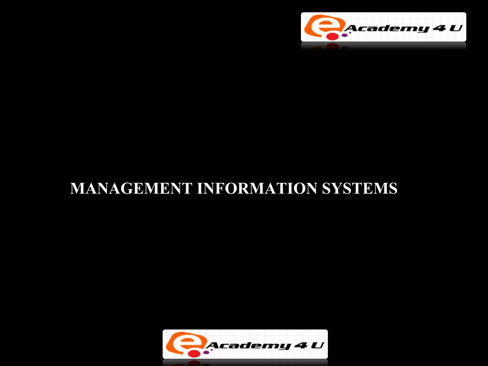 Introduction to management information system | PPT