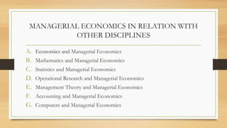 Introduction to managerial economics | PPT