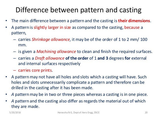 Pattern And Casting Difference | introduction to manufacturing process Pattern And Casting Difference | introduction to manufacturing process