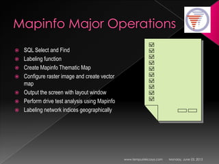 Introduction to mapinfo | PPTX