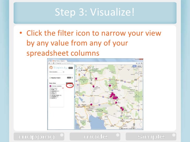 Mapping Excel Spreadsheet Data For Free