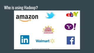 Who is using Hadoop?
 