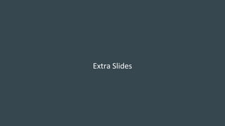 Extra Slides
 
