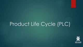 Product Life Cycle (PLC)

 