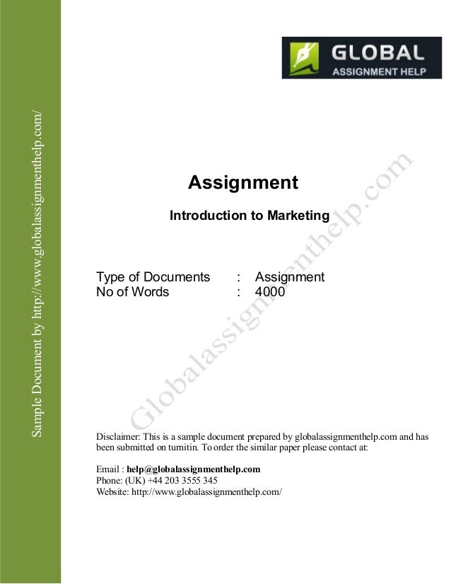 introduction to business assignments