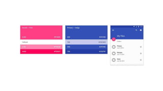 Introduction to material design