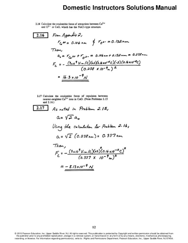 Instructors Manual Mechanical