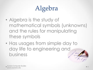 A Simple Guide to Mathematics | PPTX